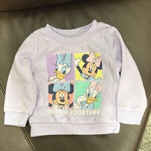 Disney Lavender 'Better Together' Minnie & Daisy Pop-Art Sweatshirt